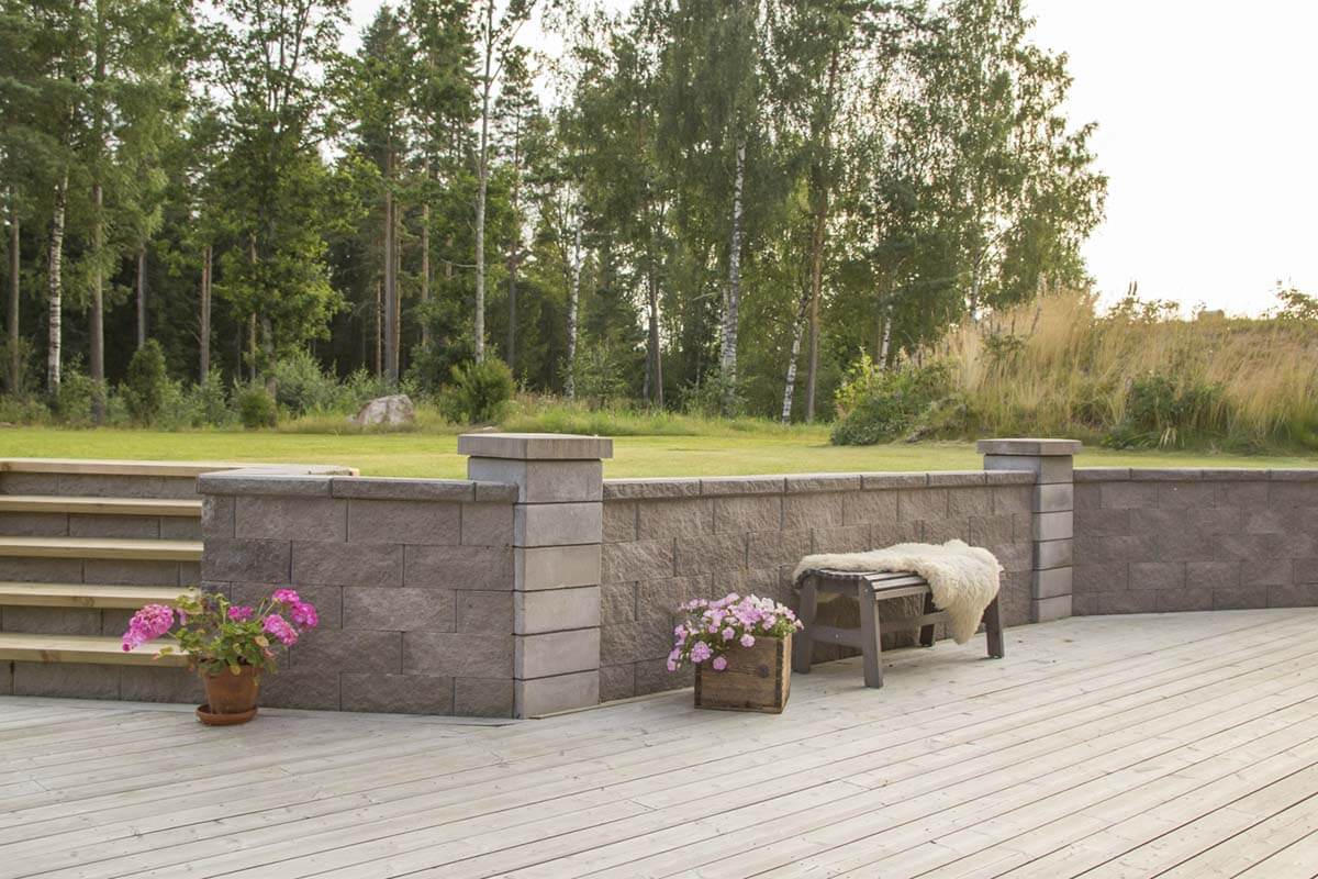 Aiapost kivipost Element 350x350mm Grafiit