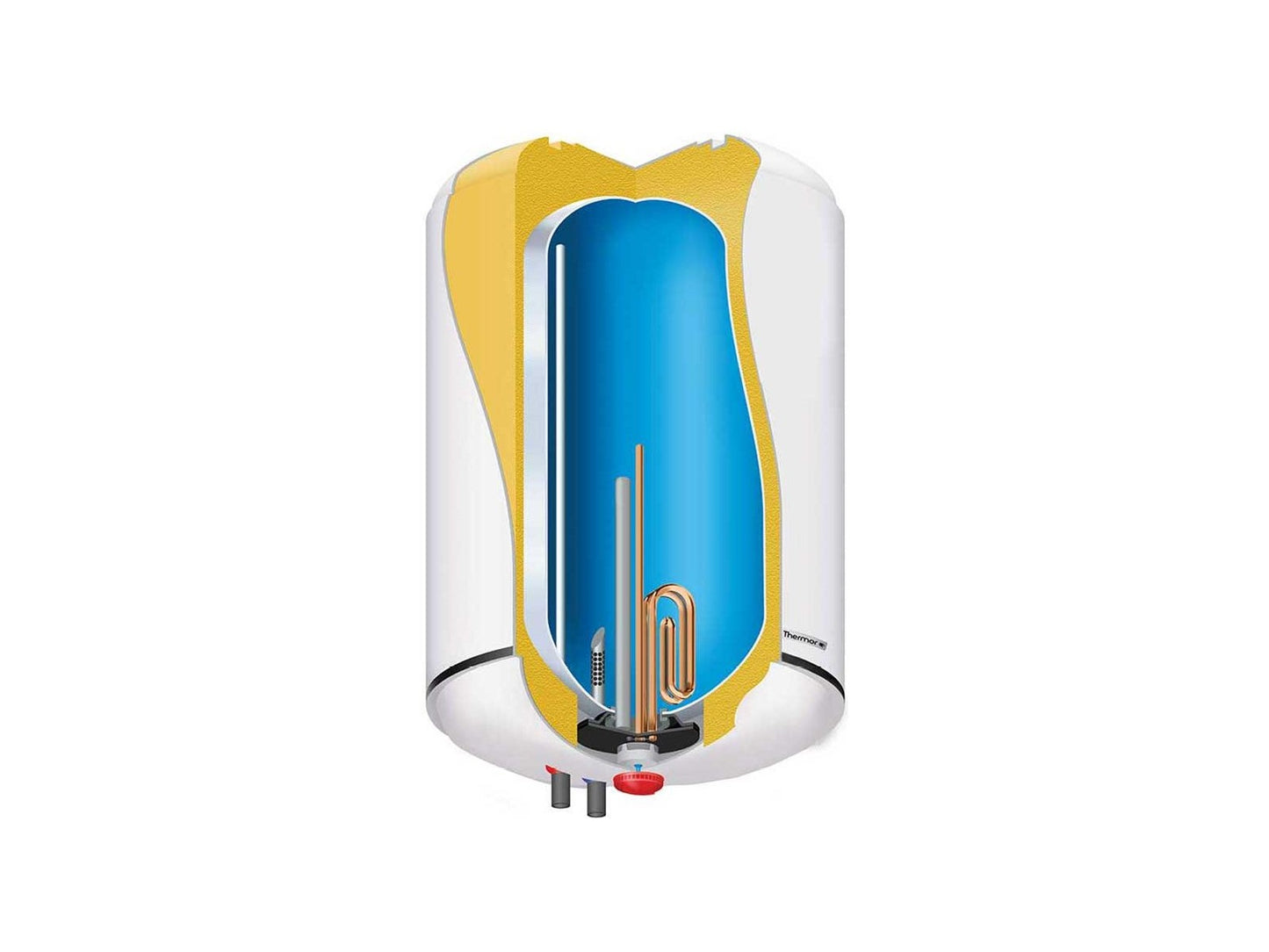 Elektriboiler THERMOR 10L valamu peale 1,6kW