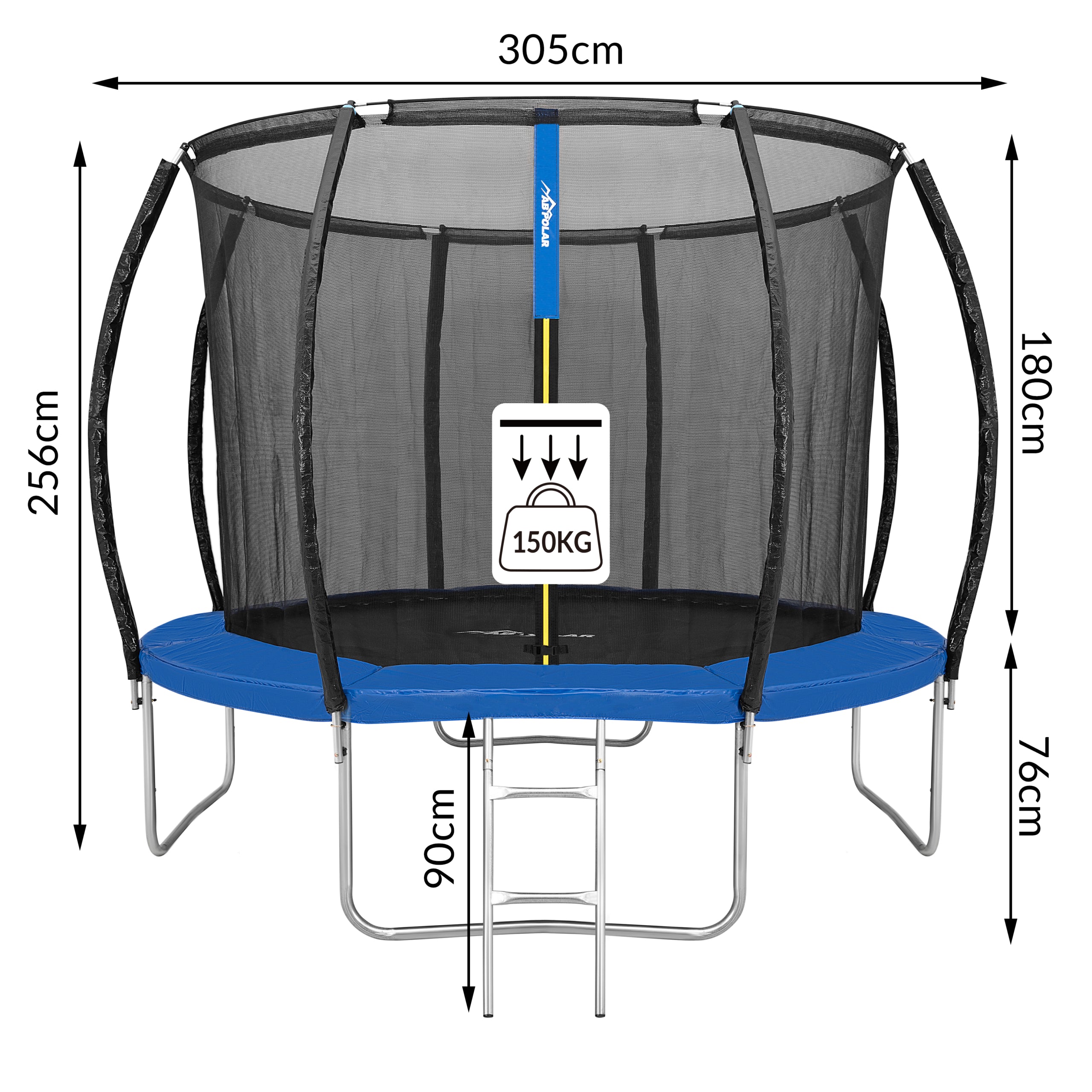 Batuut 305 cm turvavõrguga