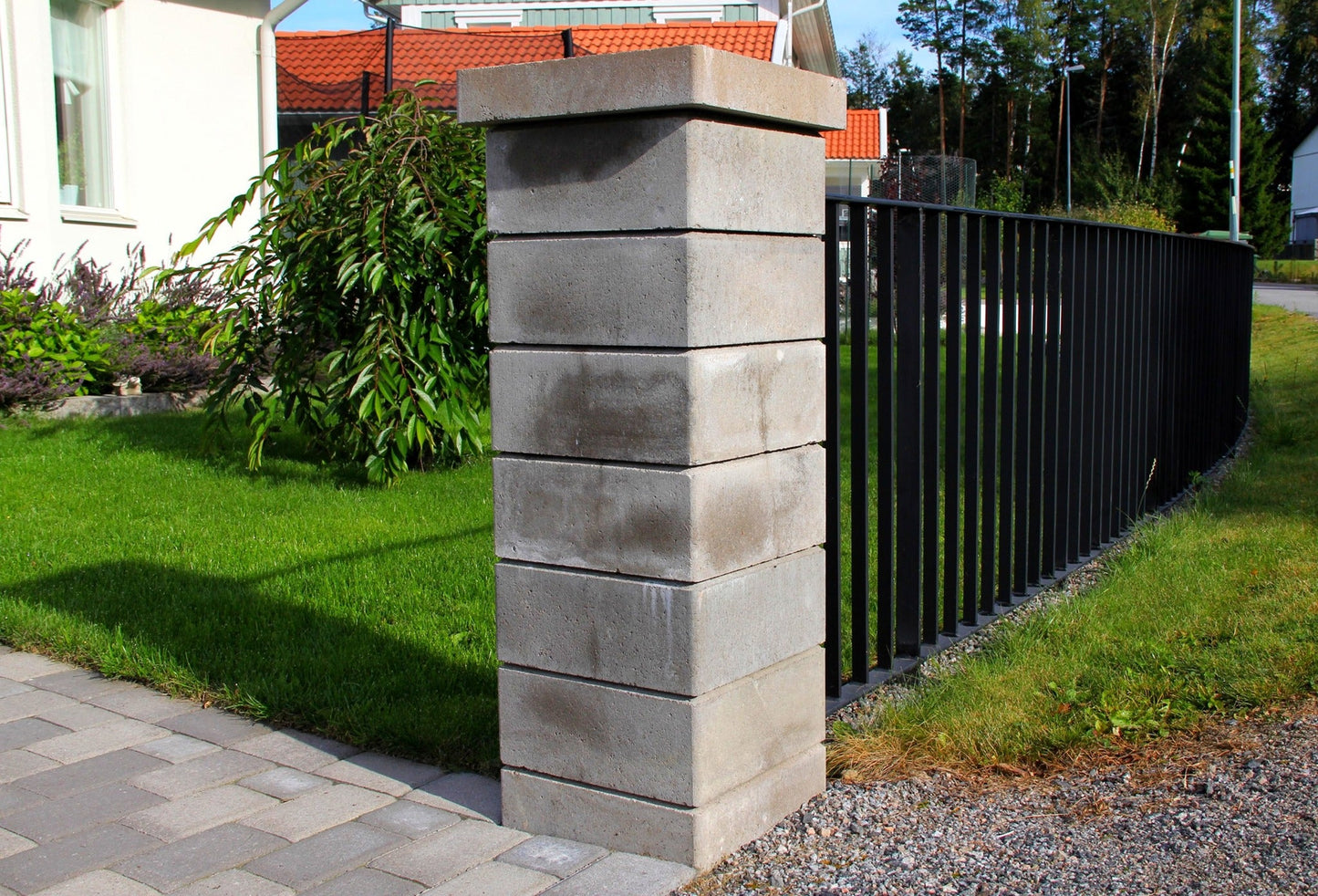 Aiapost kivipost Element 350x350mm Grafiit