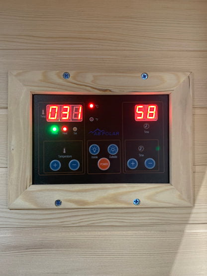 Infrapunasaun kahele inimesele valge