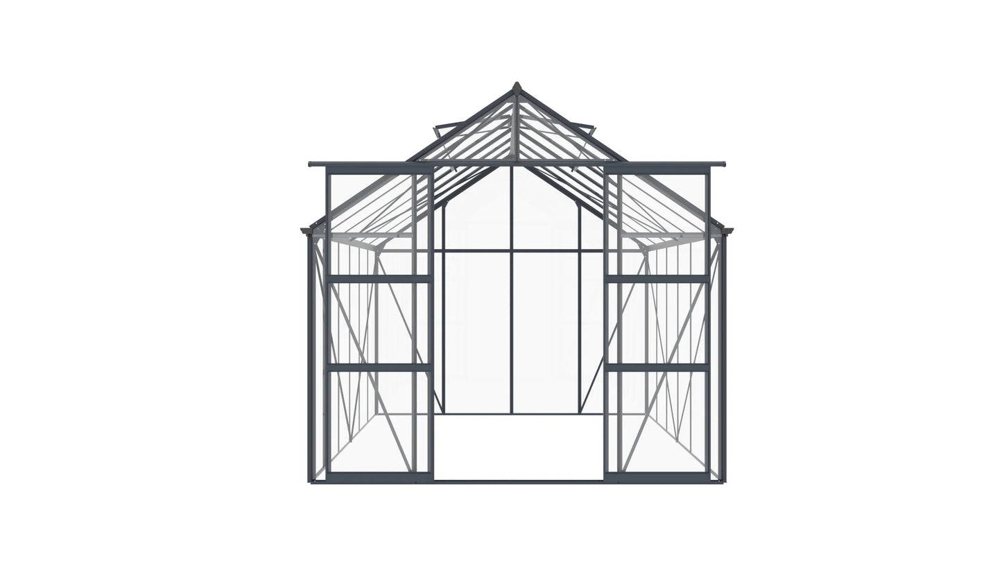Klaaskasvuhoone 8,94m² Elegant Hall