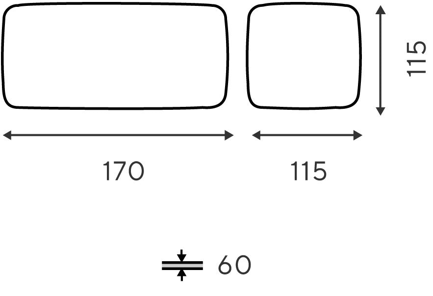 Tänavakivi KLASSIK 60 mõõdud