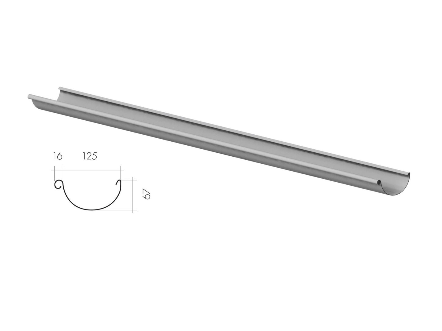 Vihmaveerenn 3m ümar P13 ORIMA 10150