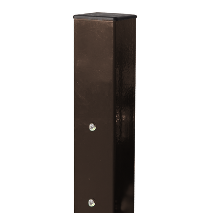 Jalgvärav STRONG laiusega 1m, nelikantpostidega RAL8017 pruun