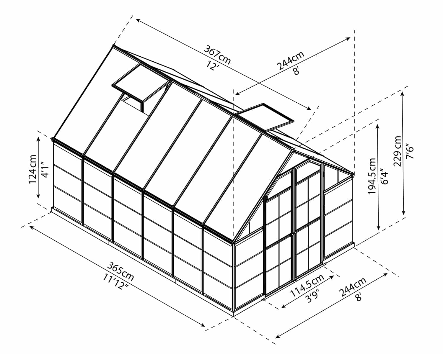 Kasvuhoone Balance HYBRID