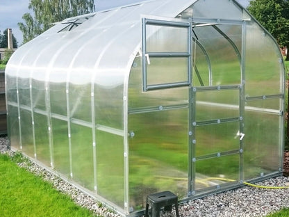 Kasvuhoone KLASIKA STANDART alusraamiga + katuseluuk 2,5x2m / 5m²