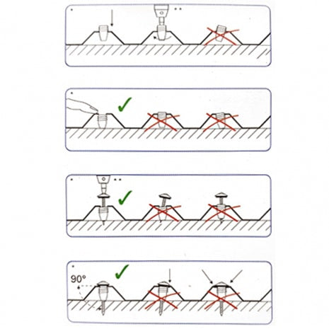 Puidukruvid roostevaba 4,5x45mm + alustugi