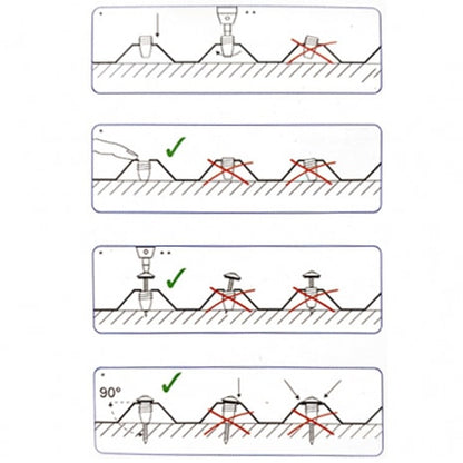 Puidukruvid roostevaba 4,5x45mm + alustugi
