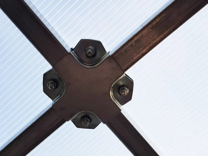 Kasvuhoone KLASIKA TUBE alusraamiga 3x8m / 24m²