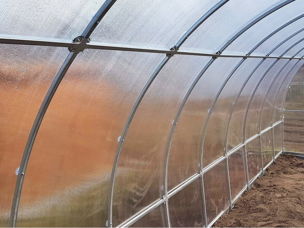 Kasvuhoone KLASIKA TUBE alusraamiga 3x4m / 12m²