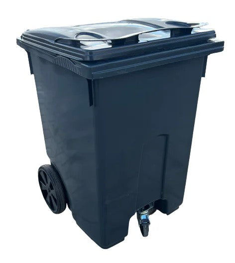 Prügikonteiner 370L 3-rattaline