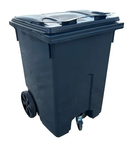 Prügikonteiner 370L 3-rattaline