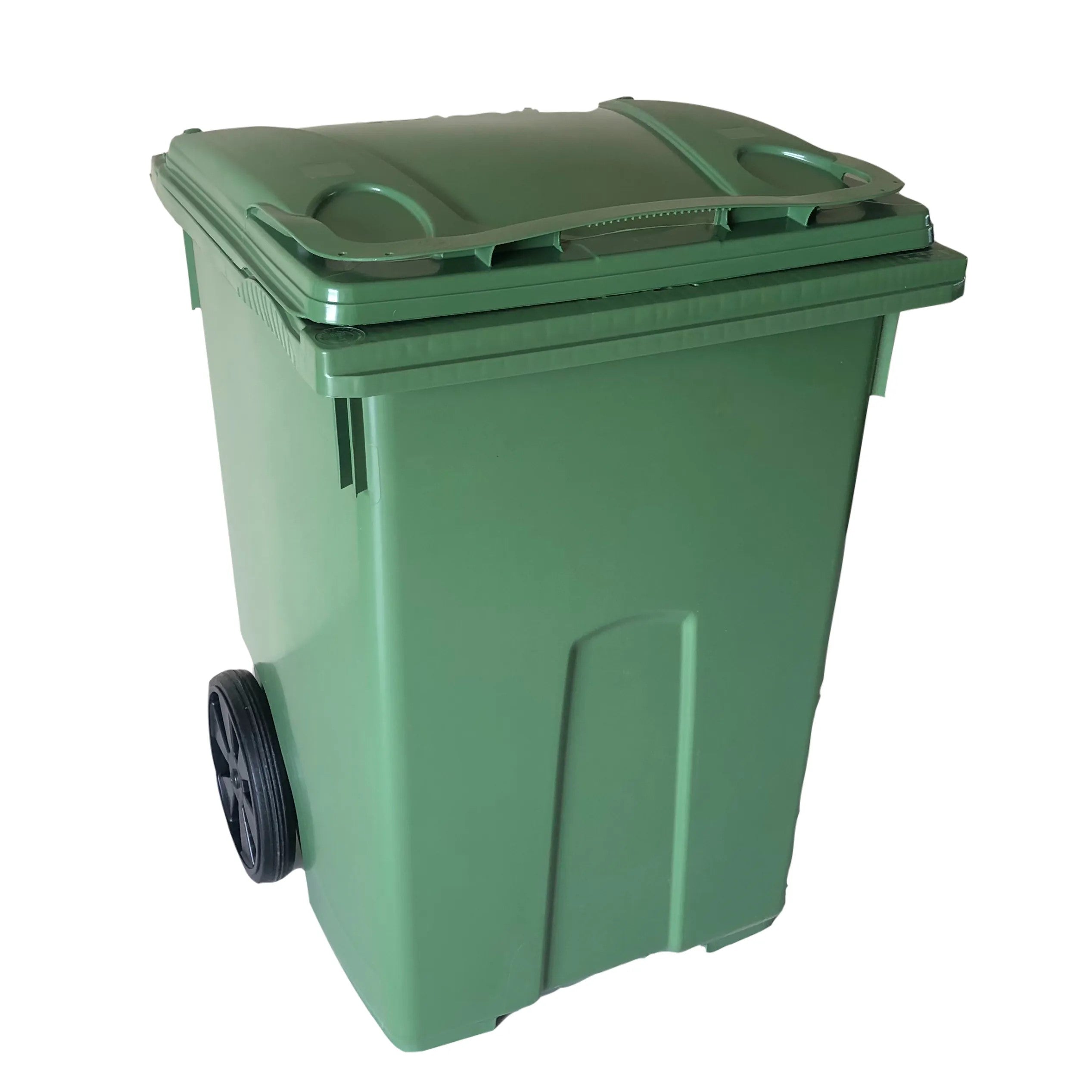 Prügikonteiner 370L 2-rattaline prügikast roheline