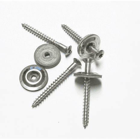 Puidukruvid roostevaba 4,5x45mm + seibi ja tihendiga