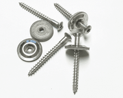 Roostevabad kruvid seibi ja tihendiga laineplaadi, trapetsplaadi ja polükarbonaat kihtplastiku kinnitamiseks