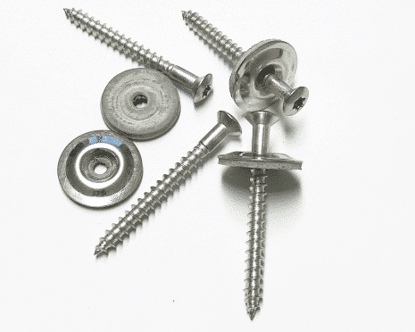 Roostevabad kruvid seibi ja tihendiga laineplaadi, trapetsplaadi ja polükarbonaat kihtplastiku kinnitamiseks