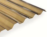 PVC trapetsplaat pronks