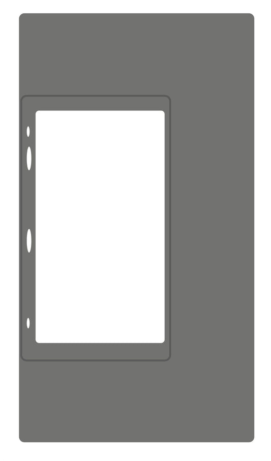 Luku raam väravaraamile Locinox hall RAL7016