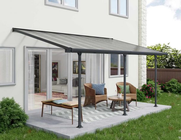 Varikatus terrassile Feria 3x5,46m Hall/Kirgas