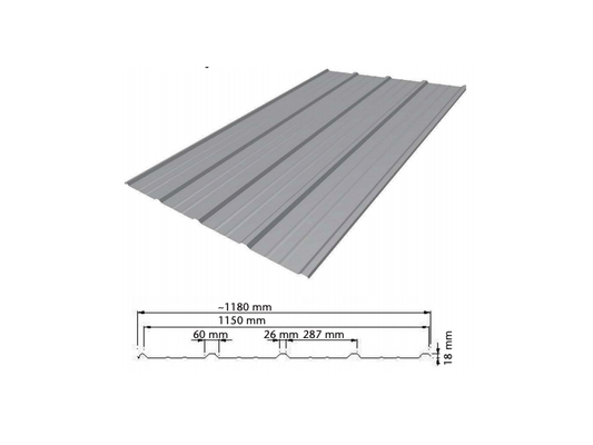 Katuseplekk WECKMAN Profit trapetsprofiil - Polüester kattega