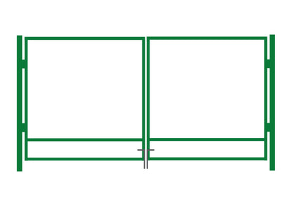 Autovärava raam roheline