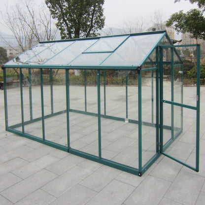 Klaaskasvuhoone 5,7m² Roheline