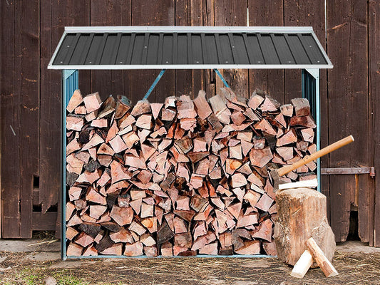 Küttepuude varjualune 217x89x154cm
