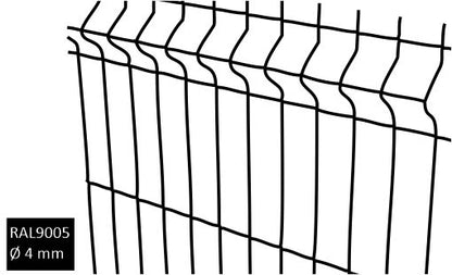 3D Keevispaneel 4mm RAL9005 must