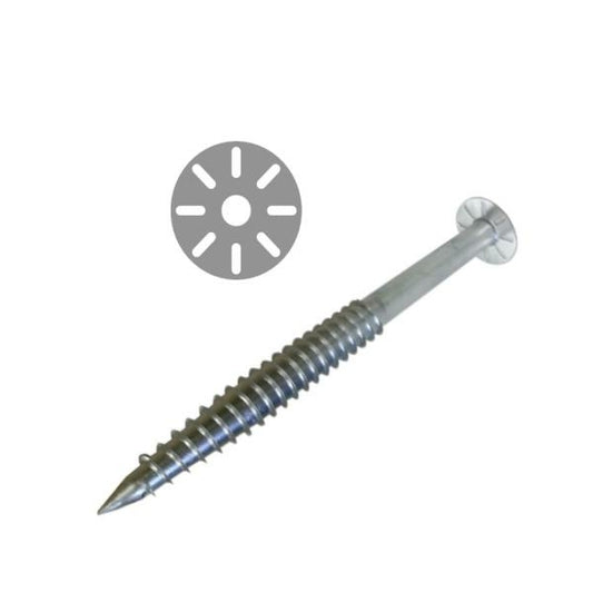 Kruvivundament 76x2000mm KZN + montaaziplaat