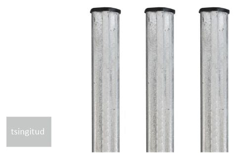 Metallist profiilpost 48mm tsingitud