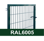 Jalgvärav STRONG laiusega 1,5m, nelikantpostidega RAL6005 roheline